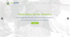 Desktop Screenshot of foodsecurityforamerica.org